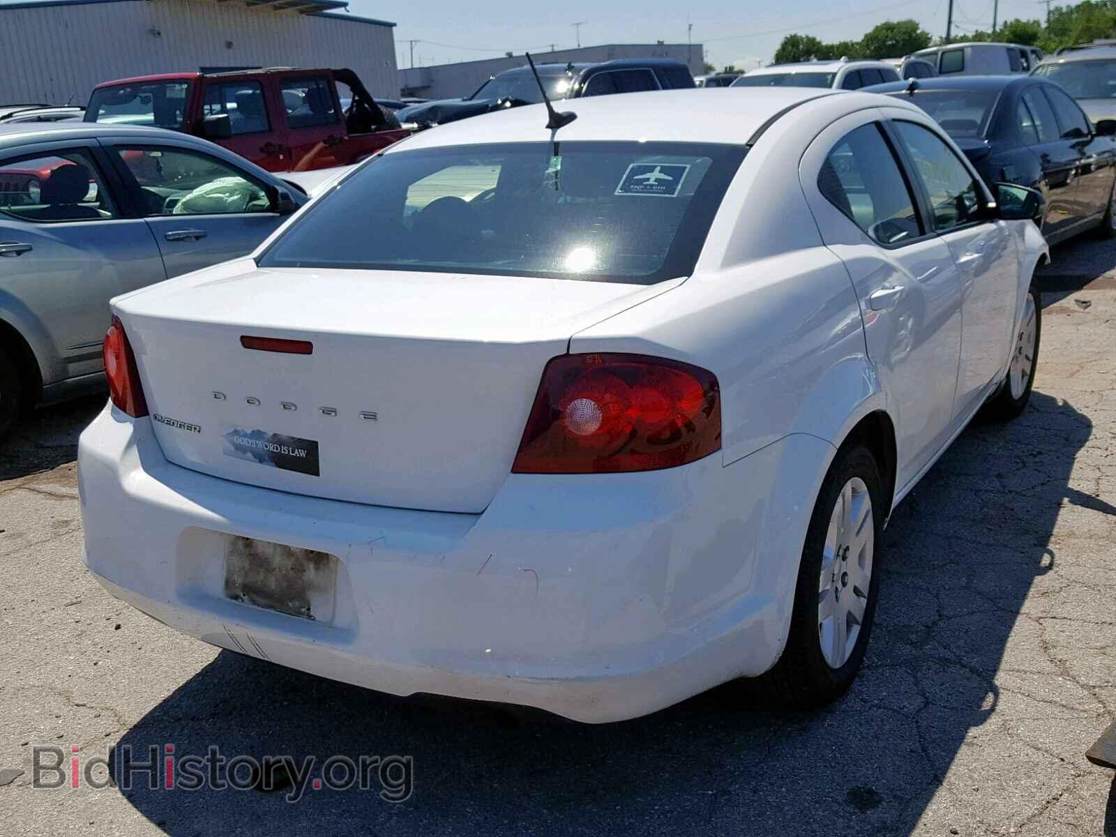 2013 DODGE AVENGER - VIN: 1C3CDZAB9DN655034 - Фото 4