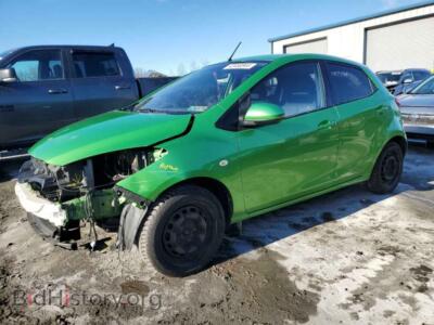 2011 Mazda 2, зеленый — VIN JM1DE1HZ5B0124165, Copart