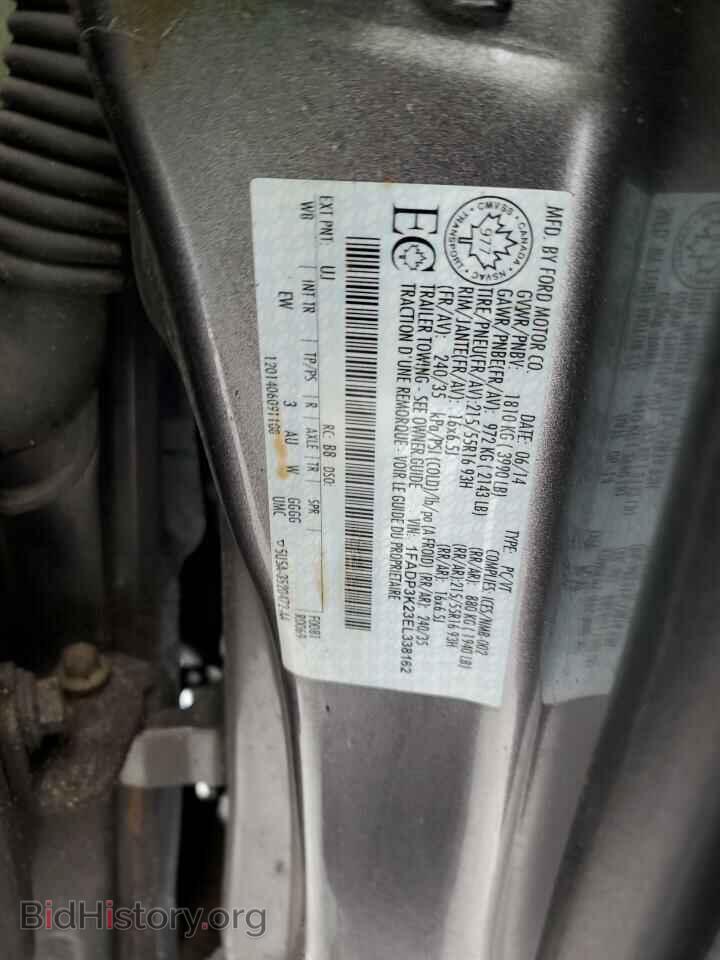 2014 FORD FOCUS - VIN: 1FADP3K23EL338162 - Фото 13