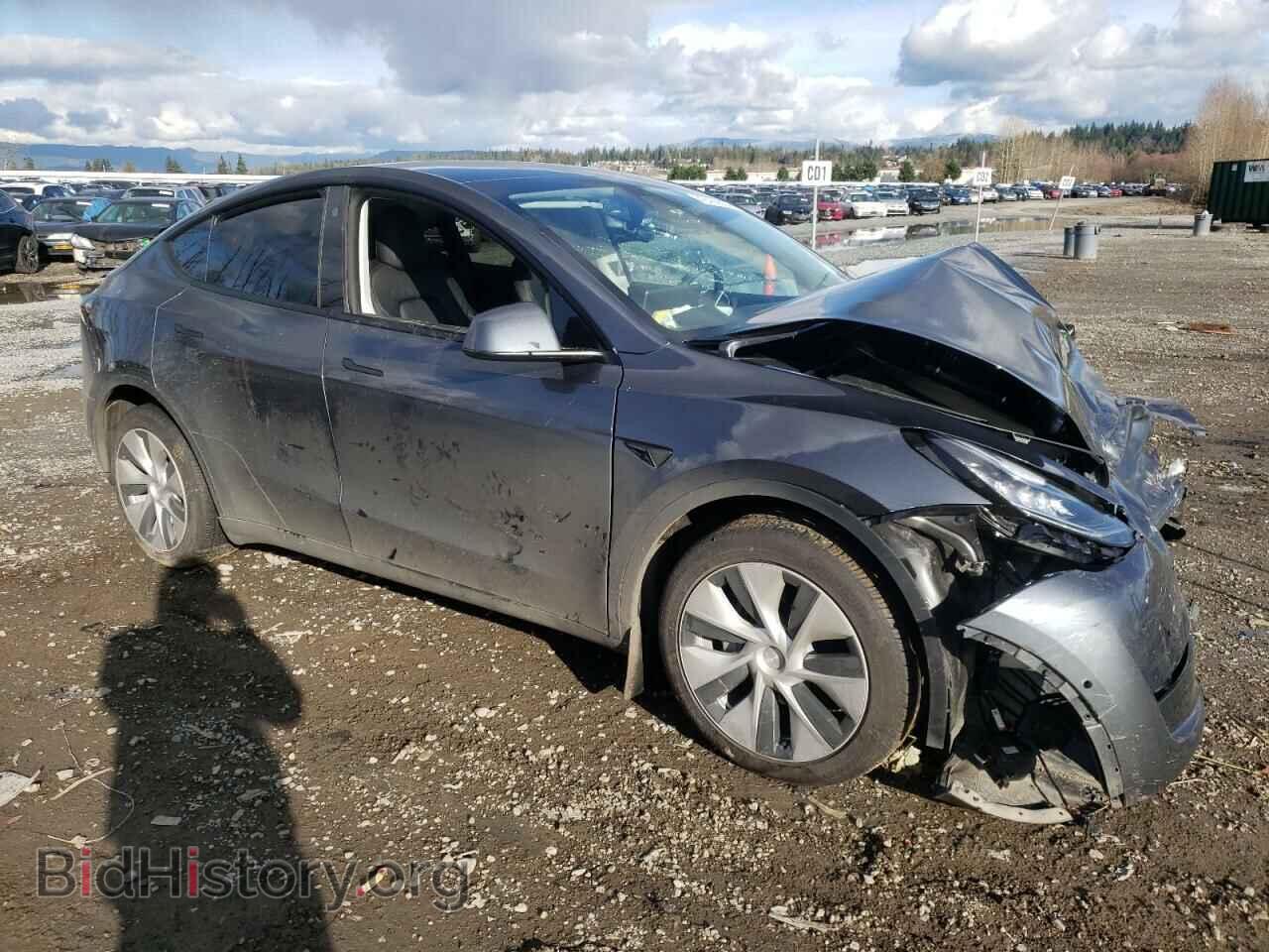 2022 TESLA MODEL Y - VIN: 7SAYGDEE9NF437095 - Фото 4