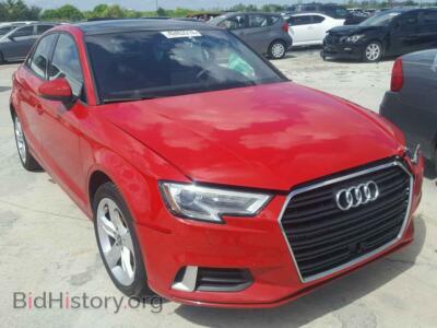 2017 Audi A3 A3 Premium, red — VIN WAUAUGFF9H1045261, Copart