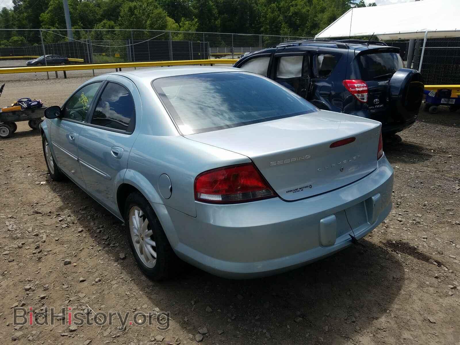 2002 CHRYSLER SEBRING - VIN: 1C3EL56R02N301233 - Фото 3