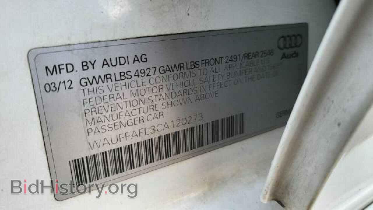 2012 AUDI A4 - VIN: WAUFFAFL3CA120273 - Photo 10