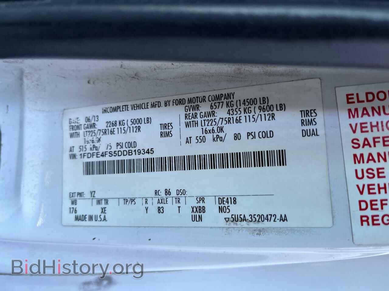 2013 FORD ALL Models - VIN: 1FDFE4FS5DDB19345 - Фото 10