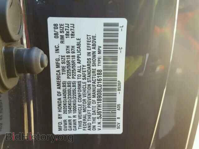 2008 HONDA ELEMENT - VIN: 5J6YH18908L016188 - Photo 9