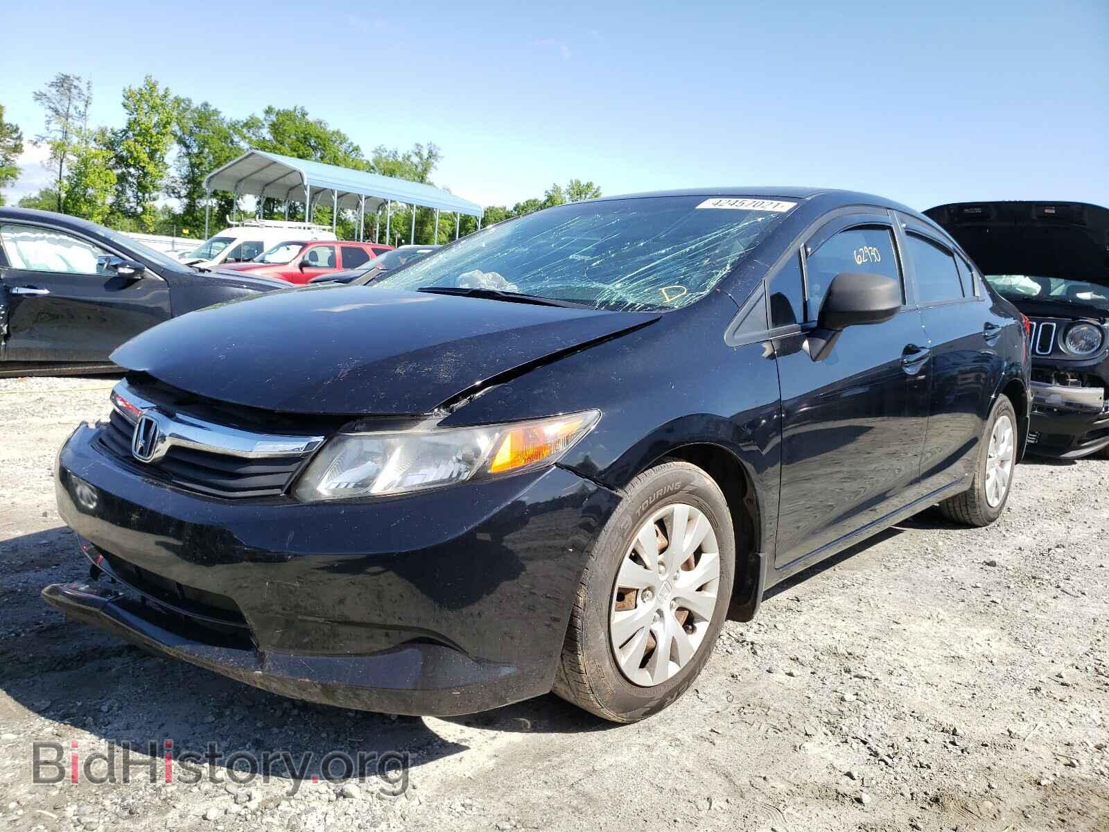 2012 HONDA CIVIC - VIN: 19XFB2F55CE070124 - Фото 2
