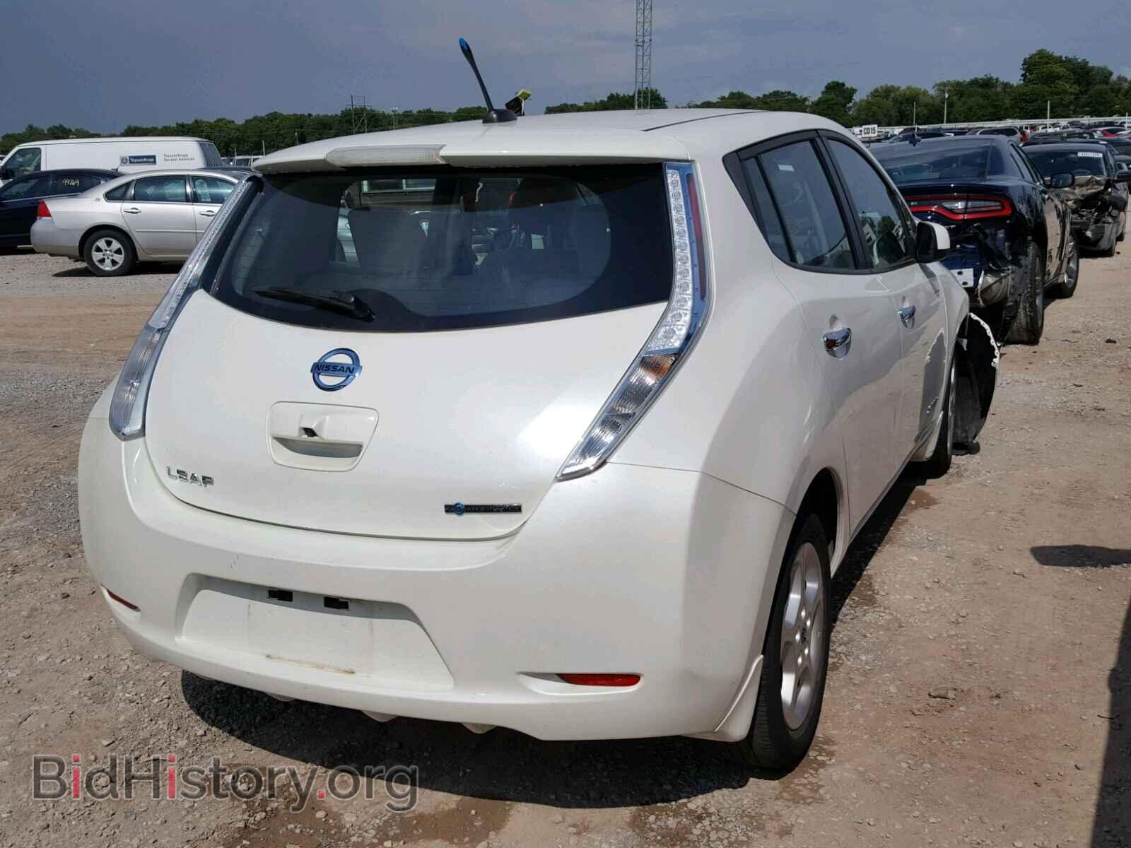 2014 NISSAN LEAF - VIN: 1N4AZ0CP0EC336035 - Фото 4