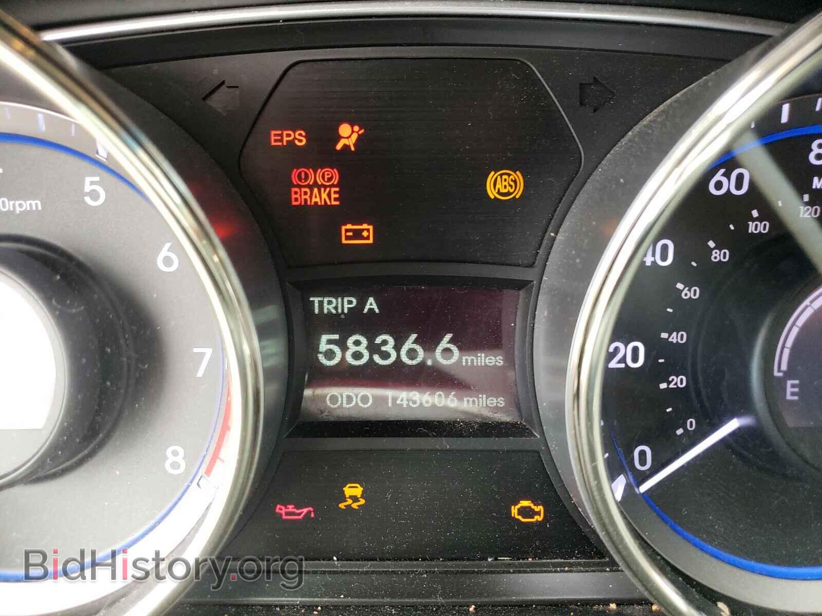 2012 HYUNDAI SONATA - VIN: 5NPEC4AC5CH371661 - Фото 8