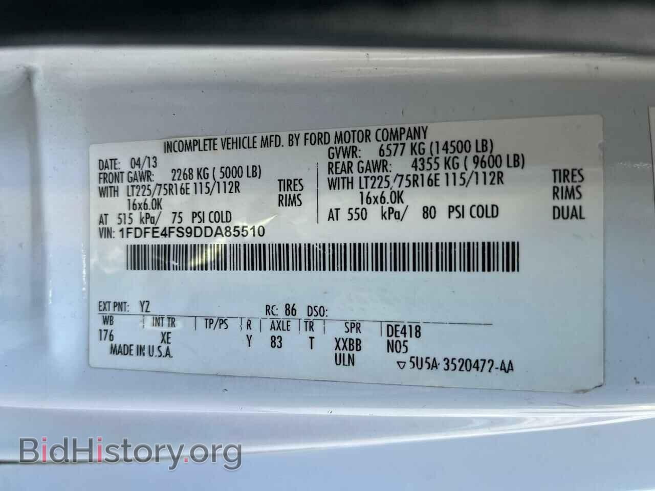 2013 FORD ALL Models - VIN: 1FDFE4FS9DDA85510 - Фото 10