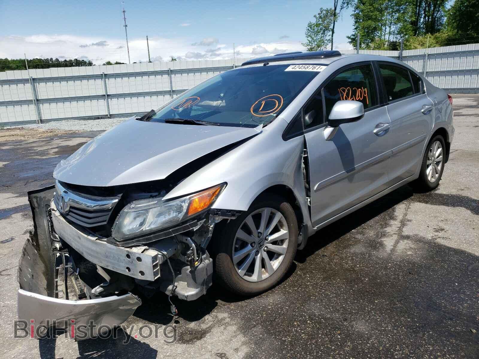 2012 HONDA CIVIC - VIN: 2HGFB2F93CH328939 - Фото 2