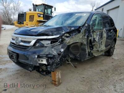 2019 Honda PILOT Touring, black — VIN 5FNYF6H61KB097744, Copart