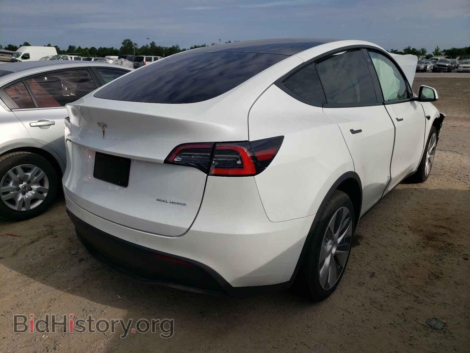 2021 TESLA MODEL Y - VIN: 5YJYGDEEXMF099766 - Фото 4