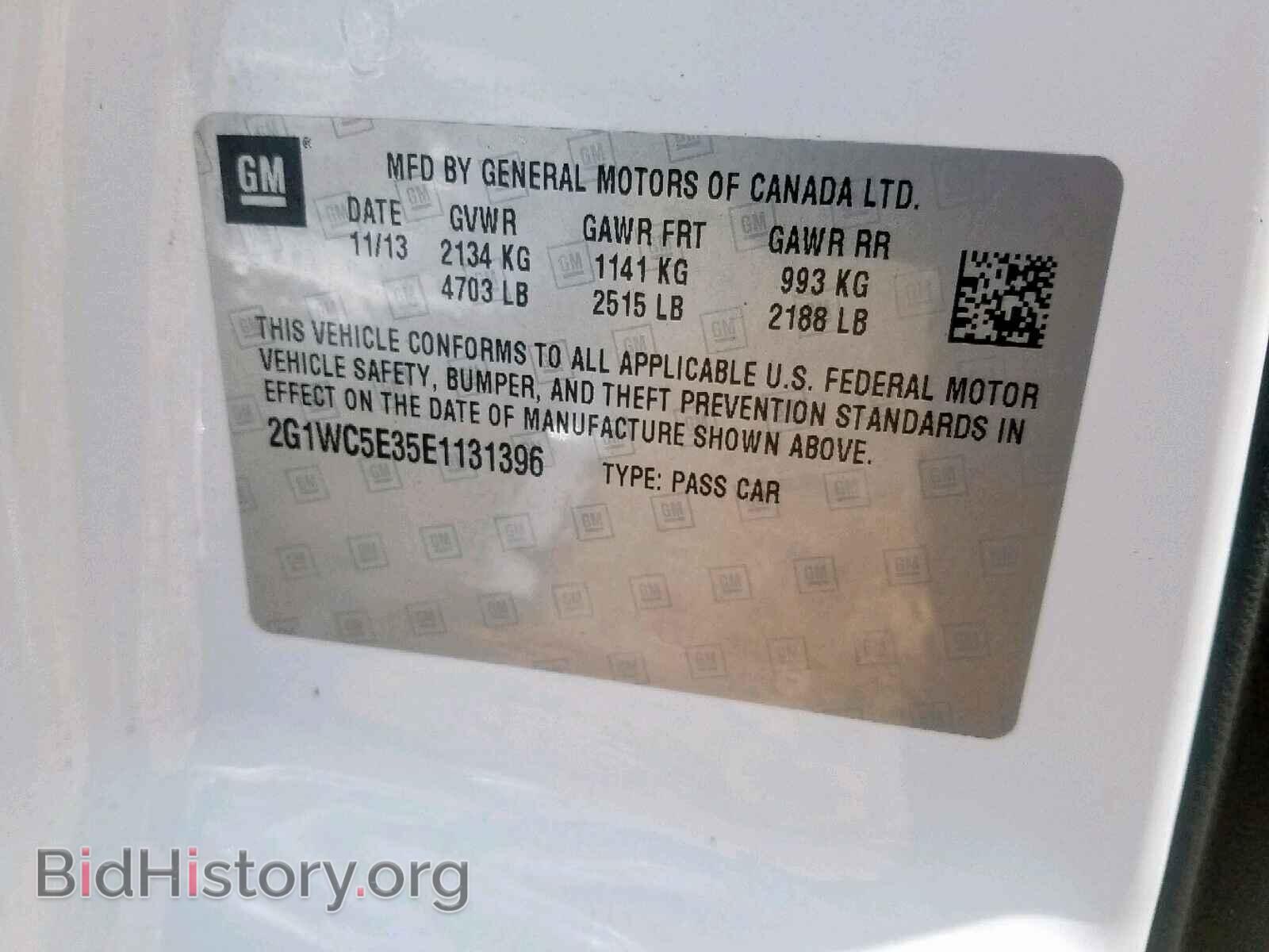2014 CHEVROLET IMPALA - VIN: 2G1WC5E35E1131396 - Photo 10