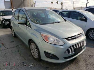 2013 Ford CMAX C-Max SEL, turquoise — VIN 1FADP5BU2DL544827, Copart