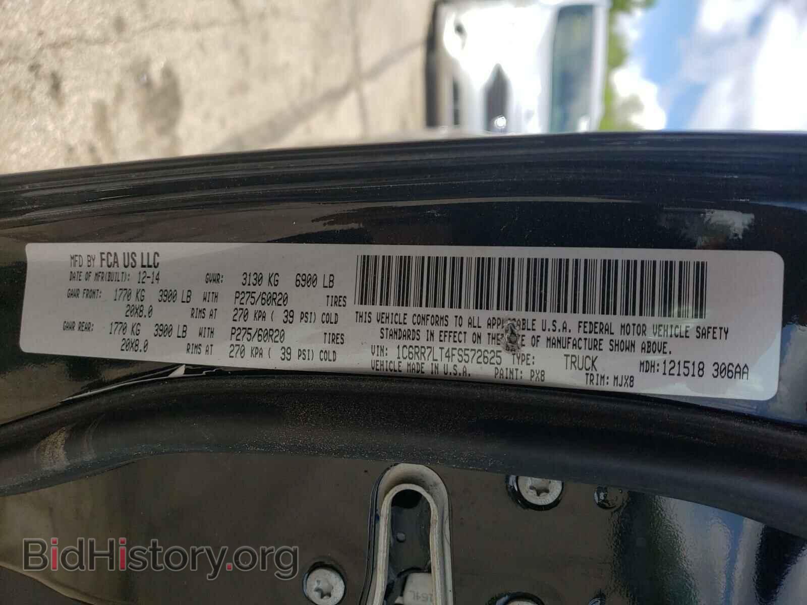 2015 RAM 1500 - VIN: 1C6RR7LT4FS572625 - Photo 10
