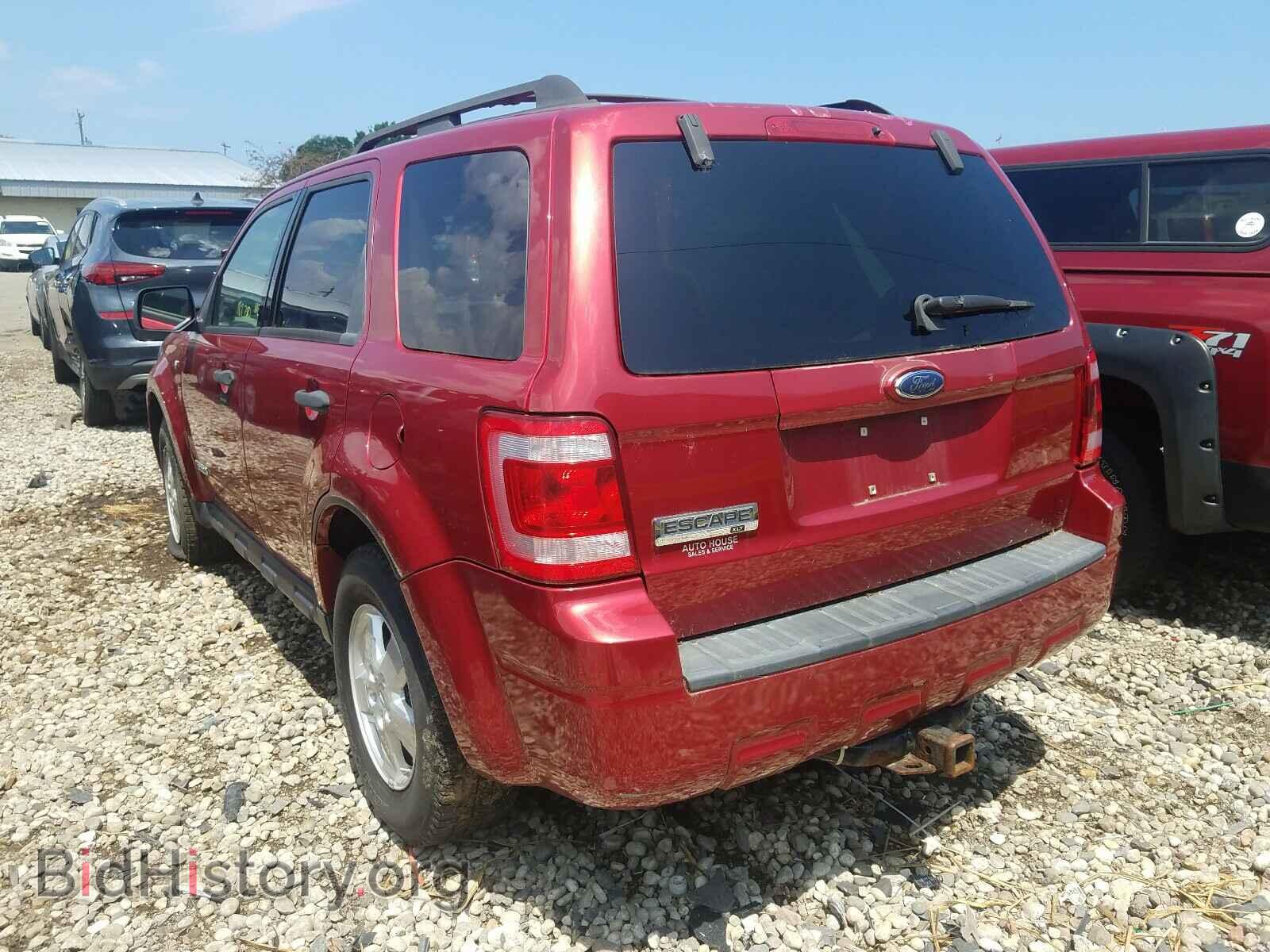 2008 FORD ESCAPE - VIN: 1FMCU03108KD41402 - Фото 3