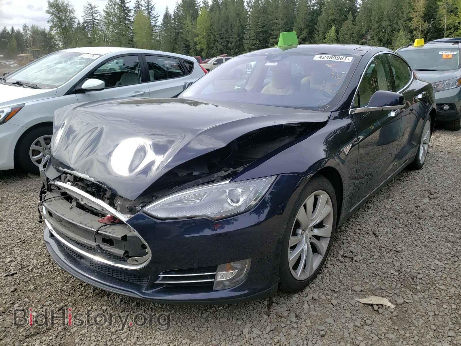 2015 TESLA MODEL S - VIN: 5YJSA4H17FFP73150 - Фото 2