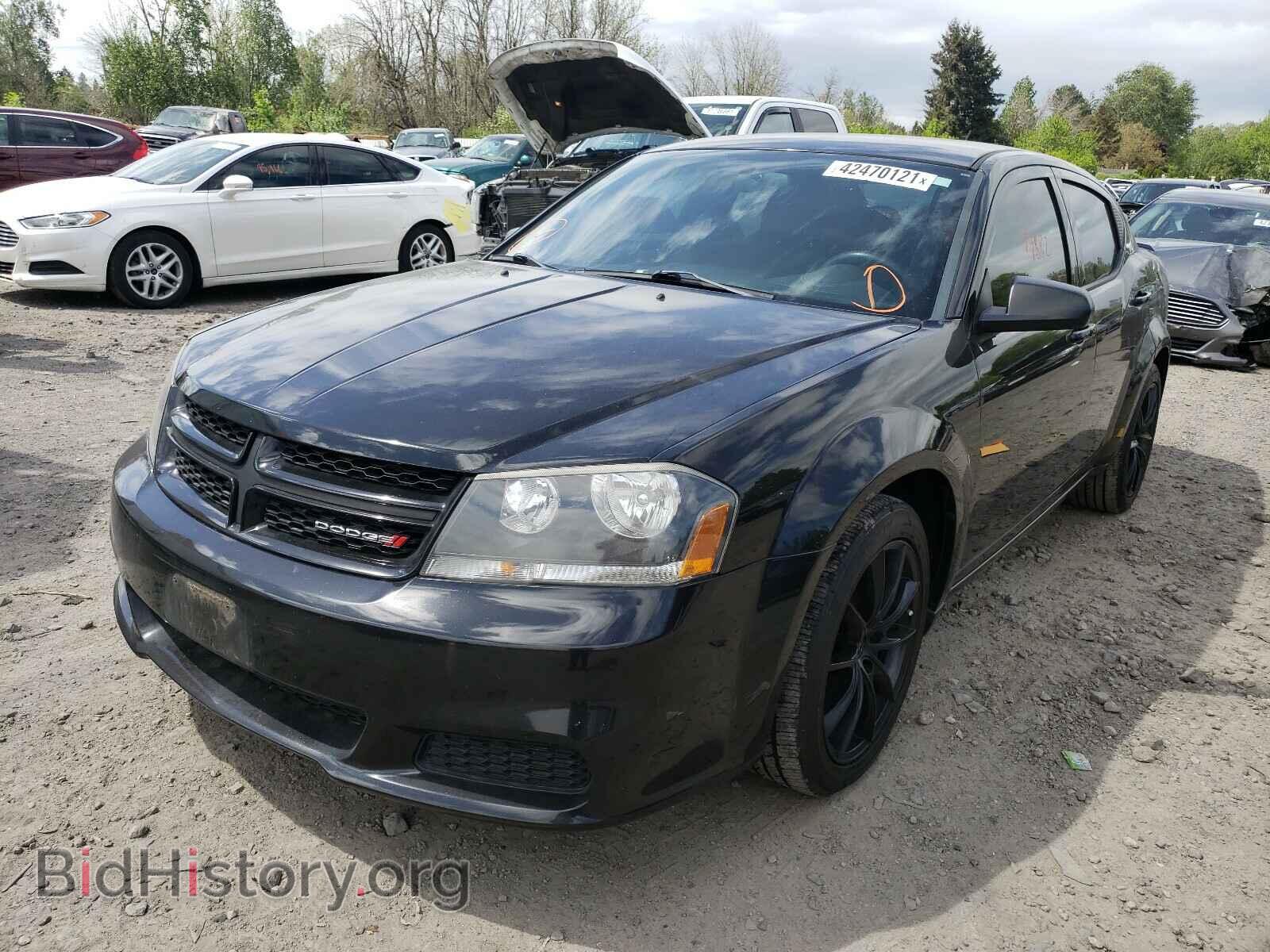 2014 DODGE AVENGER - VIN: 1C3CDZAG5EN147172 - Фото 2