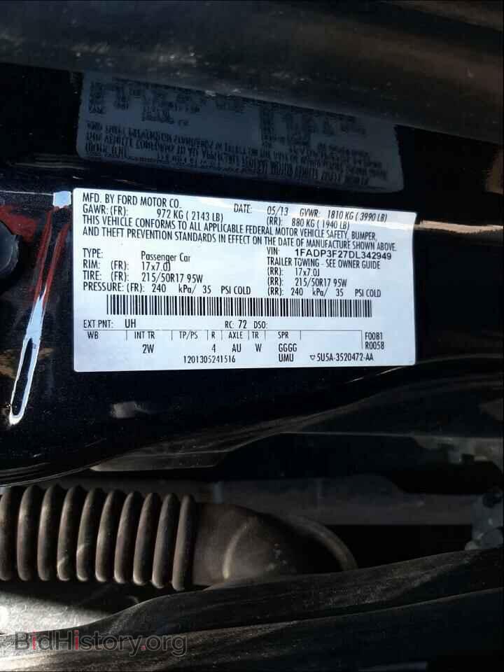 2013 FORD FOCUS - VIN: 1FADP3F27DL342949 - Photo 10