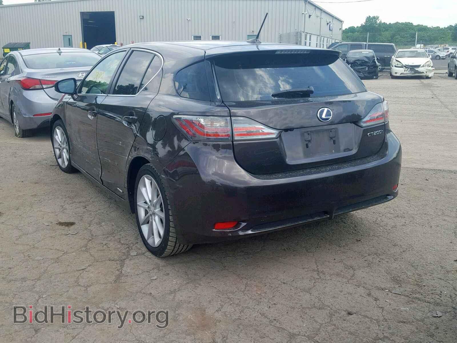 2011 LEXUS CT 200 - VIN: JTHKD5BH6B2044099 - Фото 3