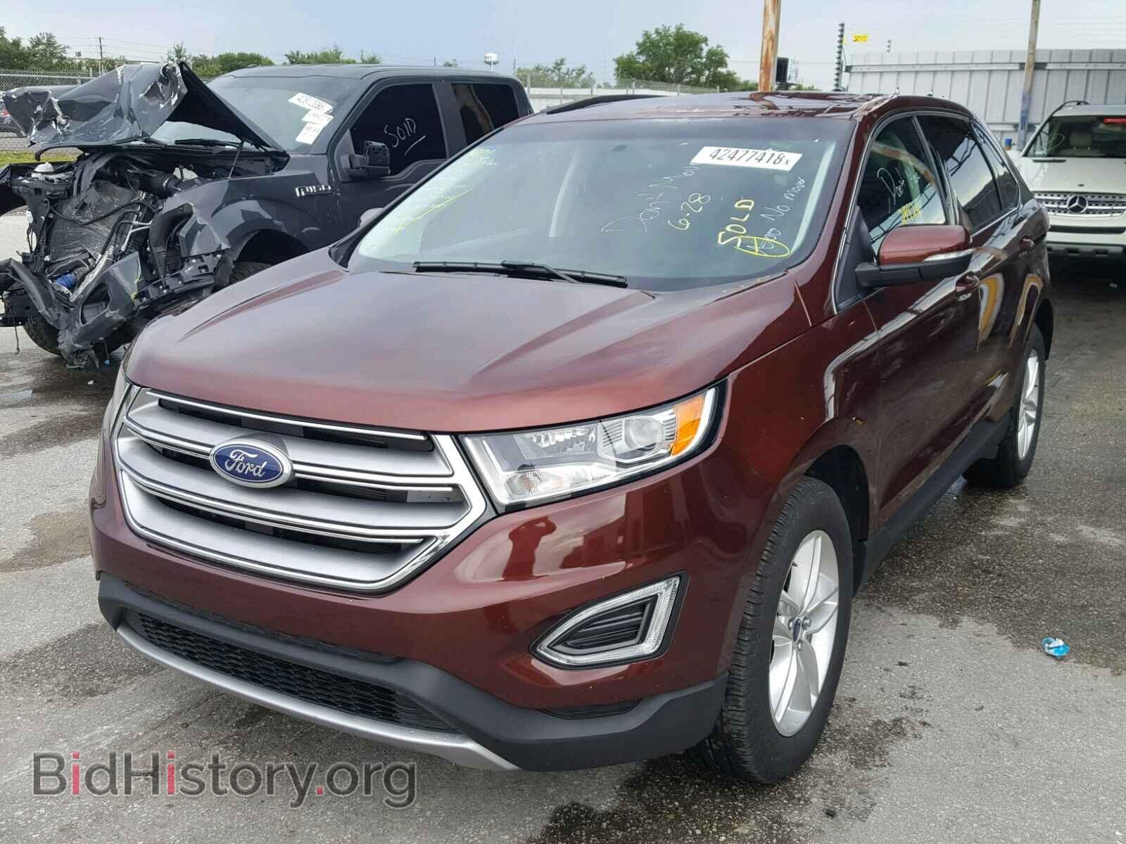2016 FORD EDGE - VIN: 2FMPK4J91GBB72121 - Фото 2