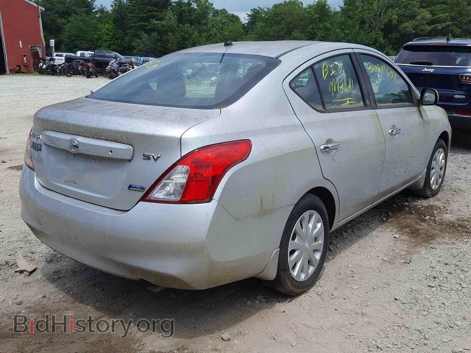 2012 NISSAN VERSA - VIN: 3N1CN7AP0CL855813 - Фото 4