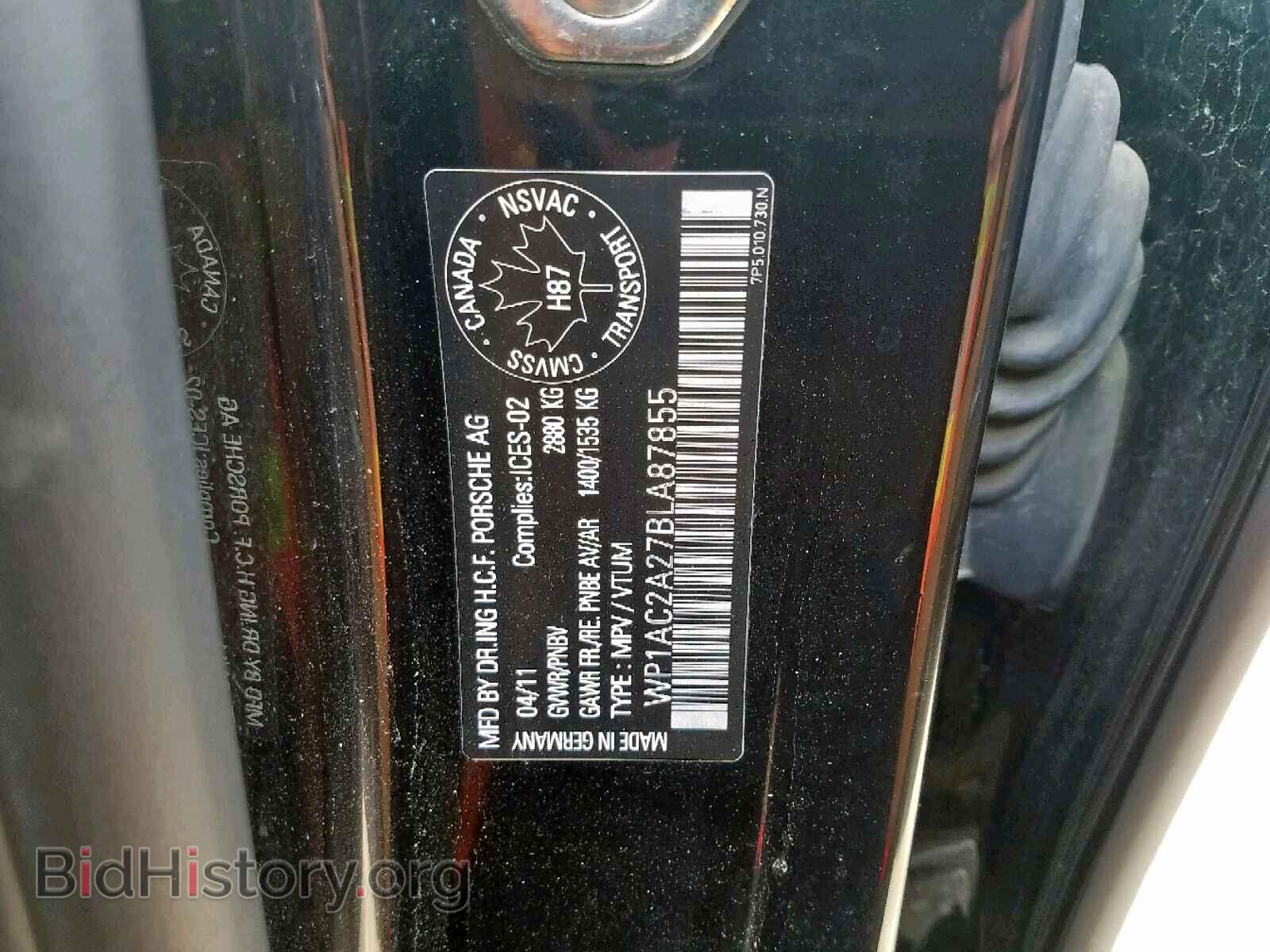 2011 PORSCHE CAYENNE TU - VIN: WP1AC2A27BLA87855 - Фото 10