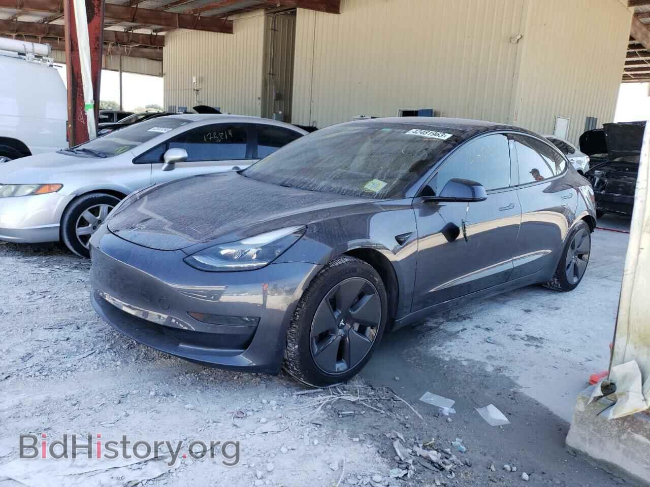 Photo 5YJ3E1EA5MF017163 - TESLA MODEL 3 2021