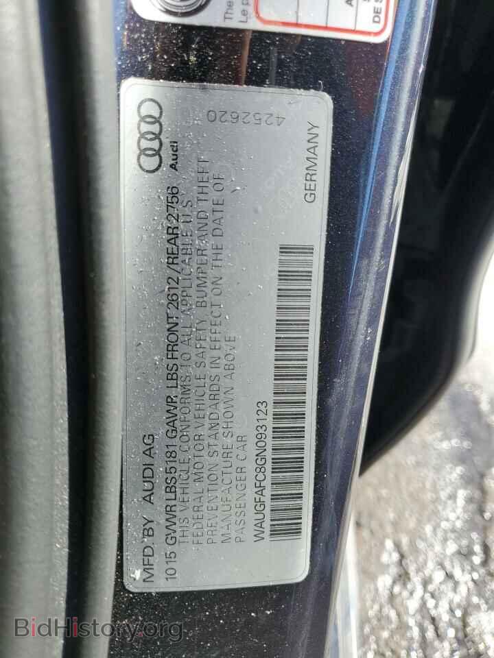 2016 AUDI A6 - VIN: WAUGFAFC8GN093123 - Фото 12