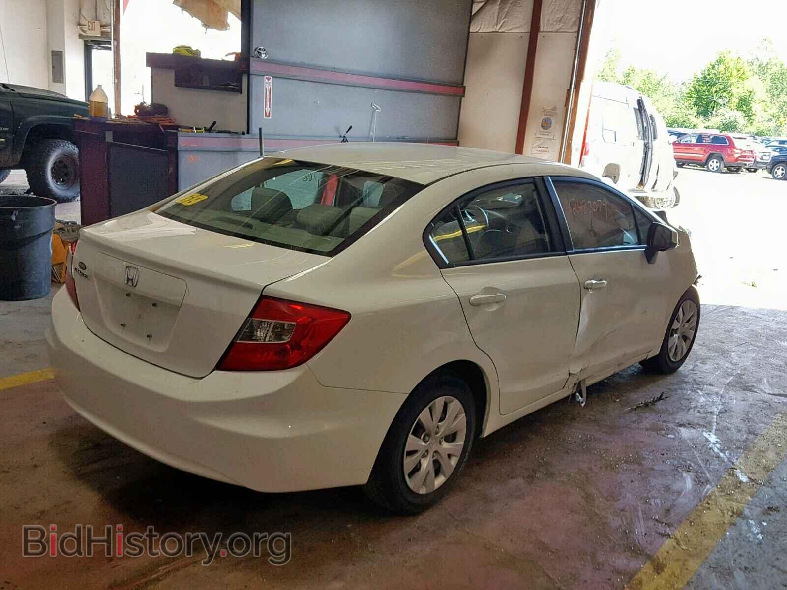 2012 HONDA CIVIC LX - VIN: 2HGFB2F57CH315043 - Фото 4