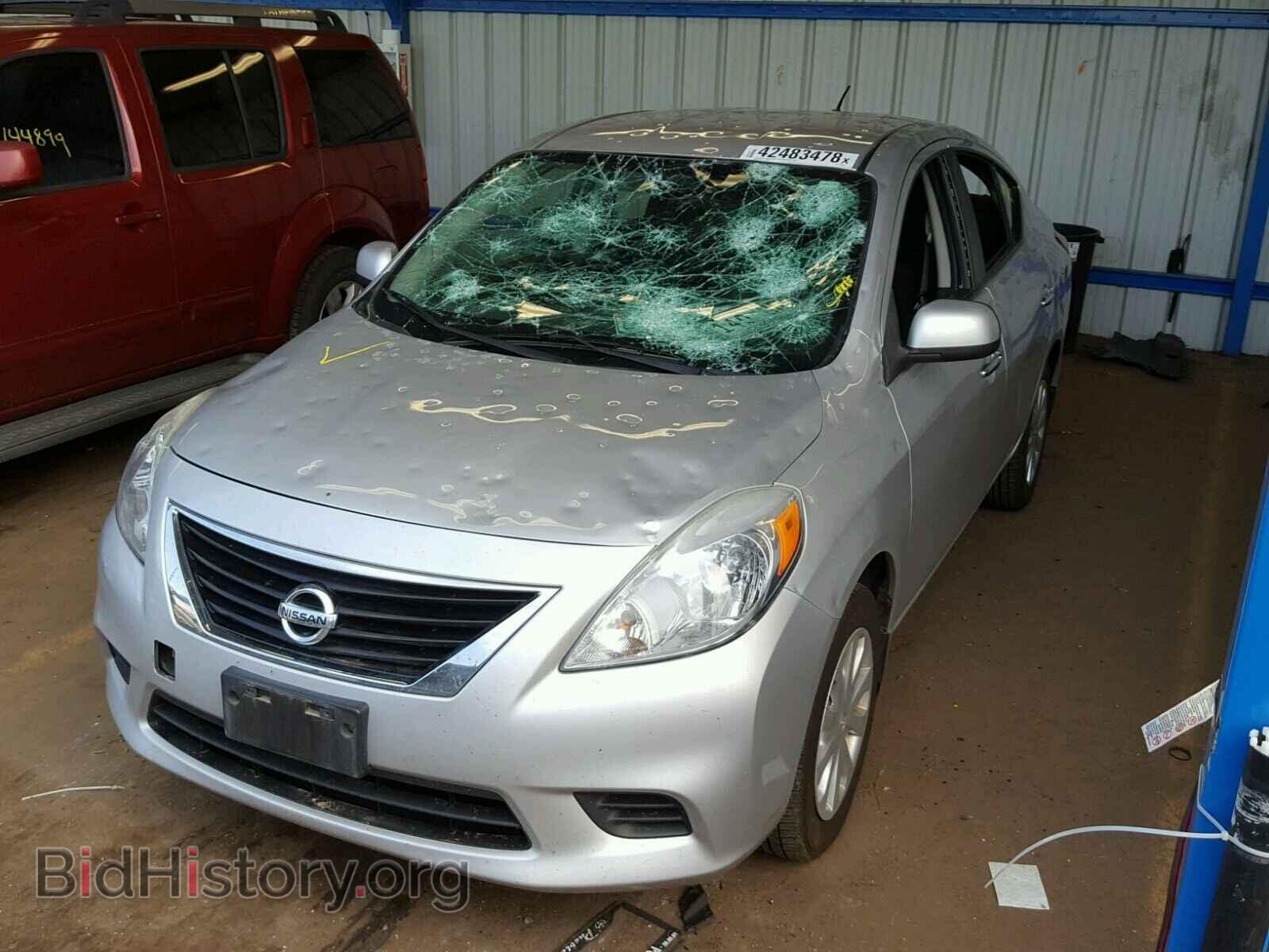 2012 NISSAN VERSA - VIN: 3N1CN7AP1CL912729 - Фото 2
