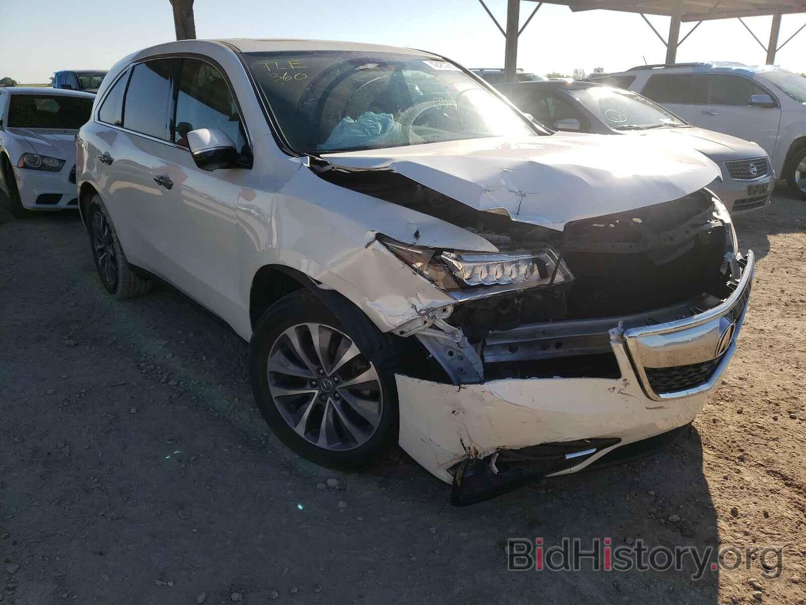 Photo 5FRYD3H48GB002797 - ACURA MDX 2016