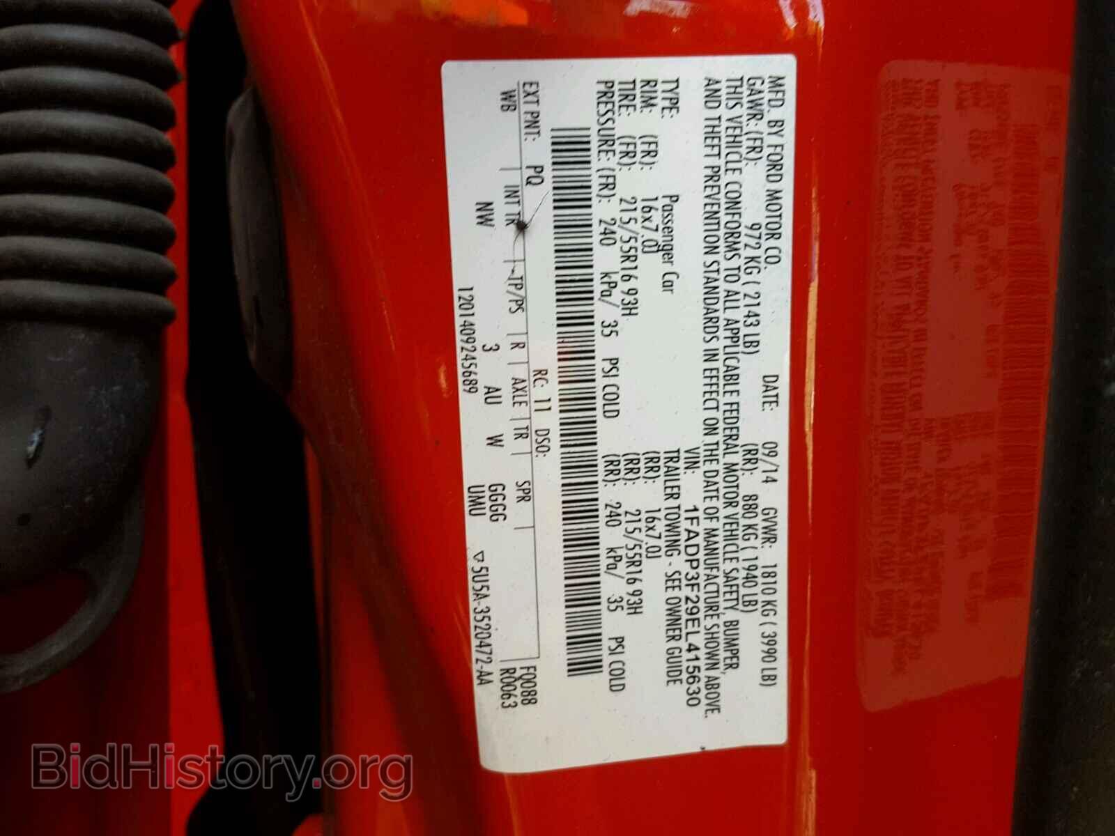 2014 FORD FOCUS - VIN: 1FADP3F29EL415630 - Photo 10