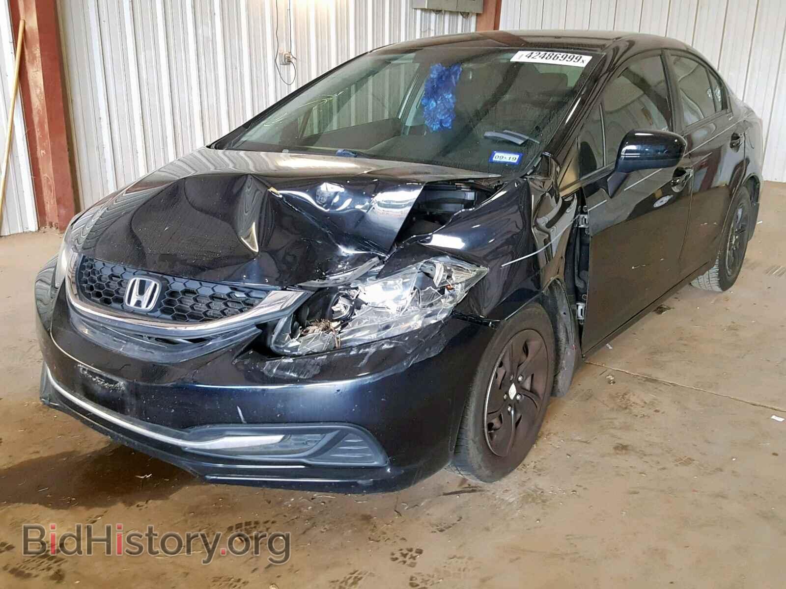 2014 HONDA CIVIC LX - VIN: 19XFB2F5XEE045013 - Фото 2