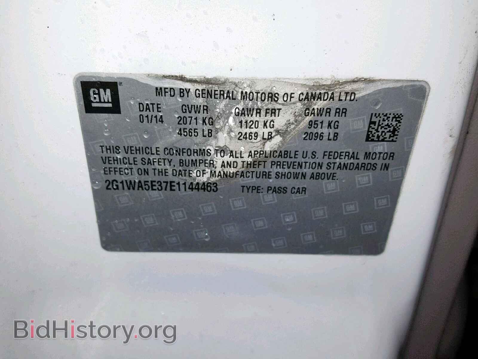 2014 CHEVROLET IMPALA - VIN: 2G1WA5E37E1144463 - Photo 10