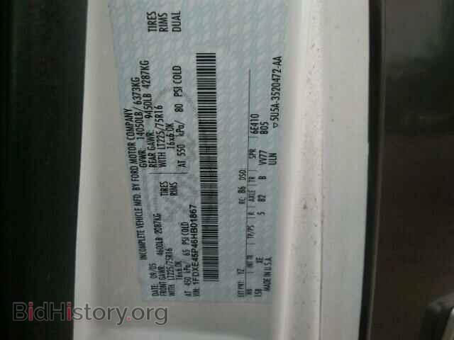 2006 FORD ECONOLINE - VIN: 1FDXE45P46HB01867 - Фото 10