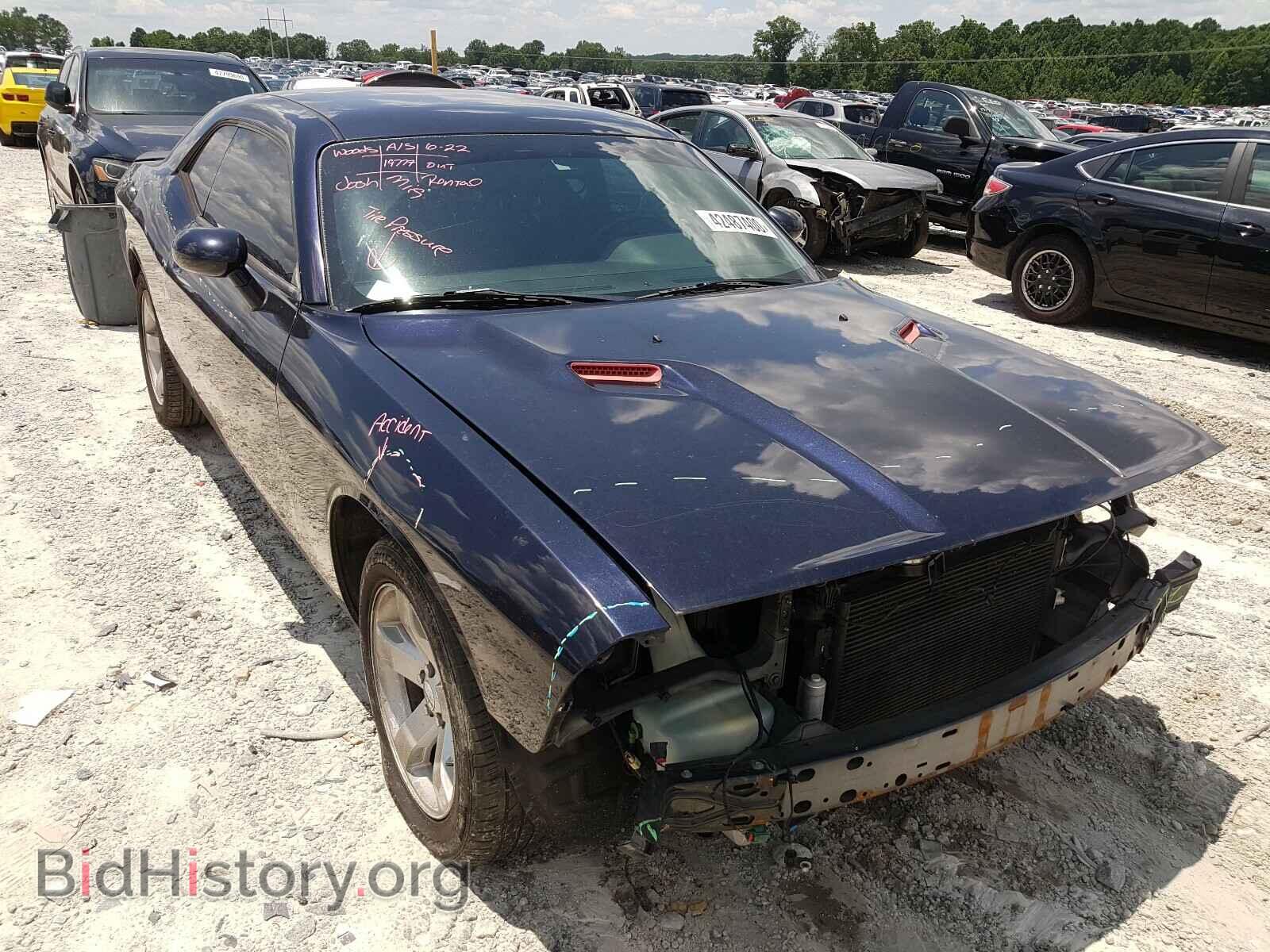 Photo 2C3CDYAG1CH257863 - DODGE CHALLENGER 2012