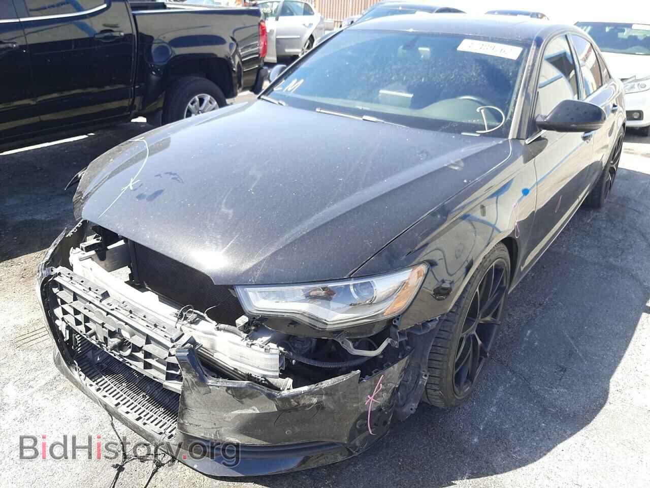 2013 AUDI A6 - VIN: WAUGFAFC4DN022819 - Фото 2