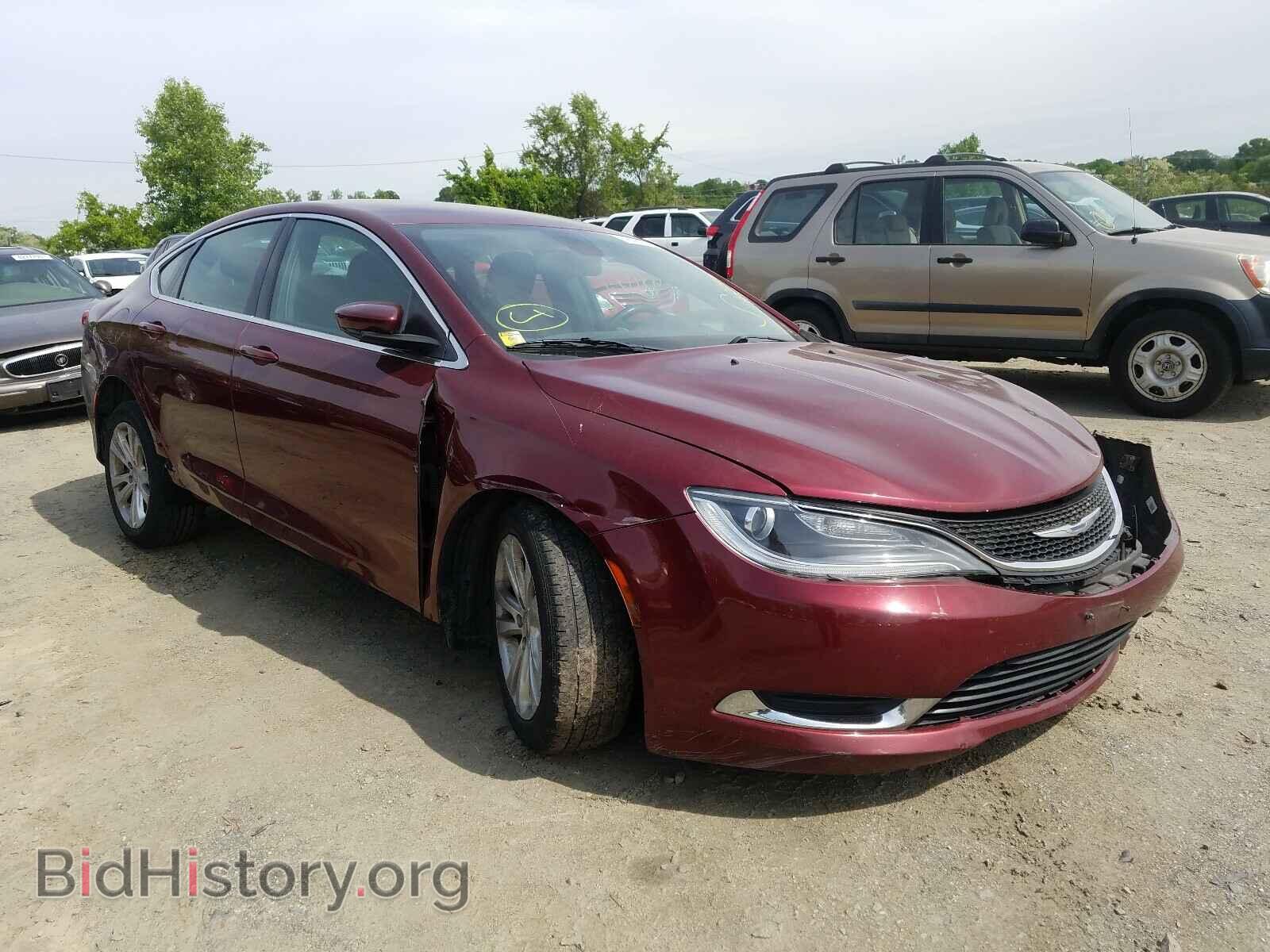 Фотография 1C3CCCAB8FN658610 - CHRYSLER 200 2015