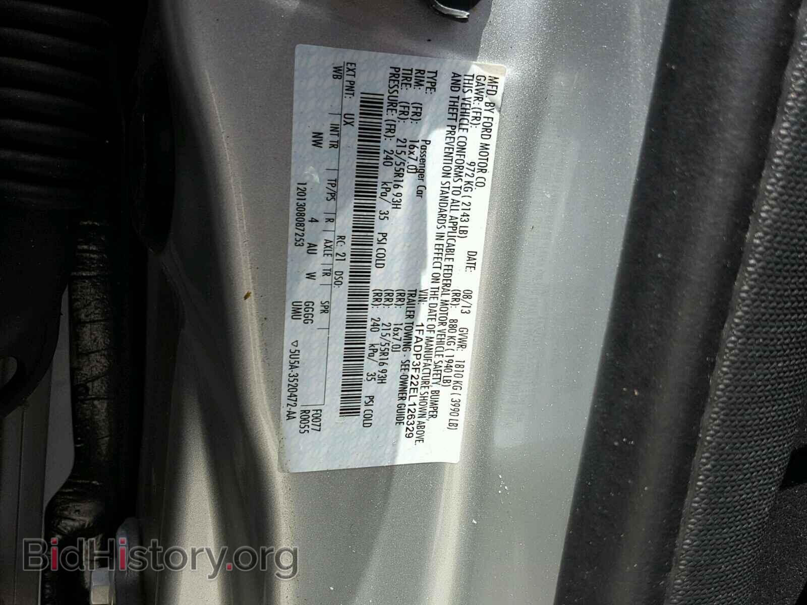 2014 FORD FOCUS - VIN: 1FADP3F22EL126329 - Photo 10