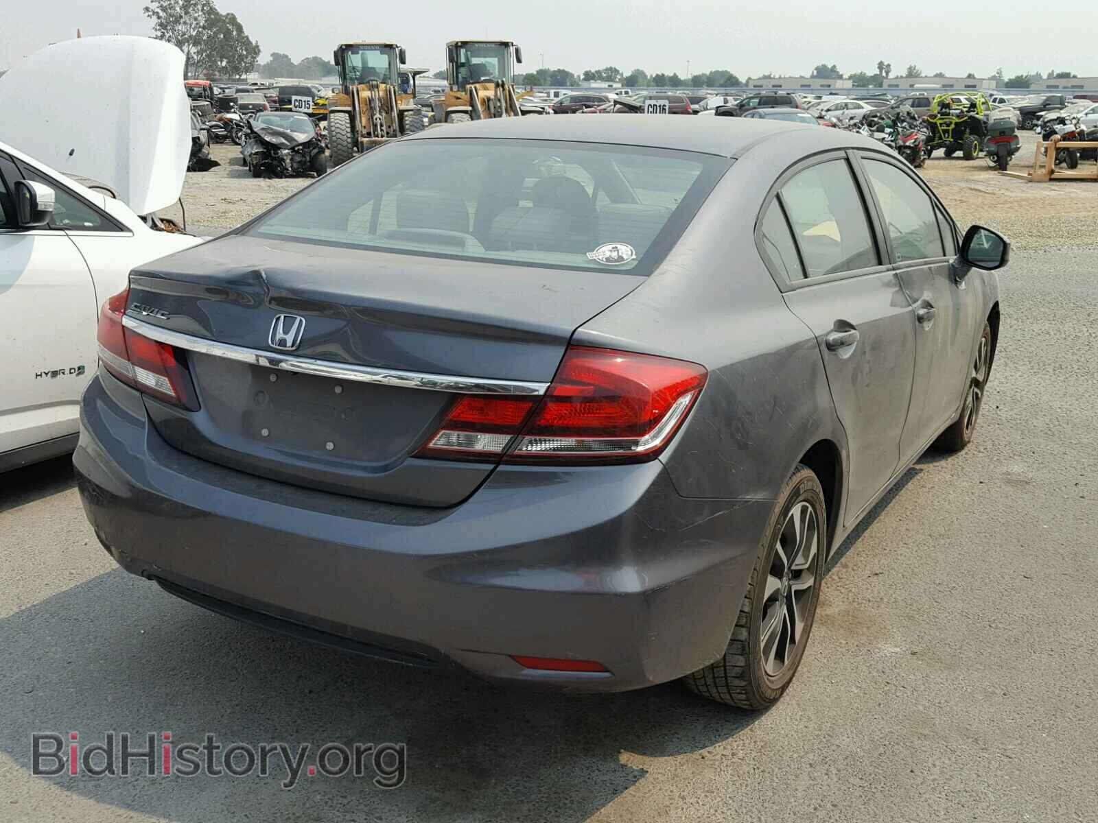 2013 HONDA CIVIC - VIN: 19XFB2F85DE243376 - Фото 4