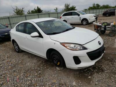 2012 Mazda 3 3 I, white — VIN JM1BL1UF0C1646321, Copart