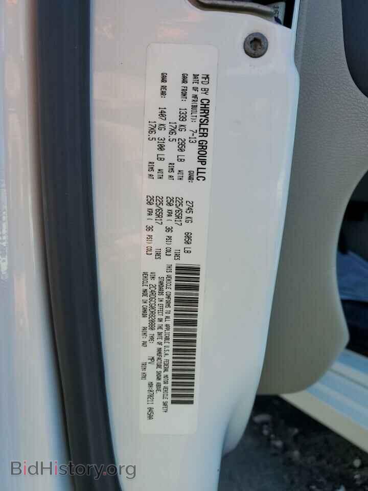 2013 DODGE CARAVAN - VIN: 2C4RDGCG0DR820880 - Photo 12