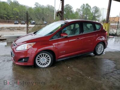 2013 Ford CMAX SEL, красный — VIN 1FADP5BU4DL517869, Copart