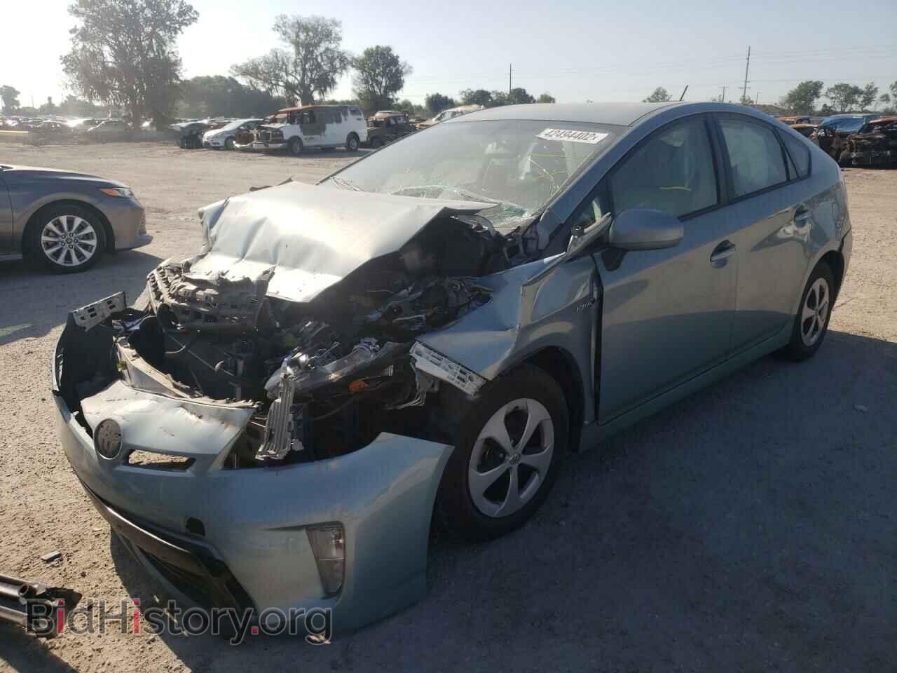 2014 TOYOTA PRIUS - VIN: JTDKN3DU4E1826408 - Фото 2