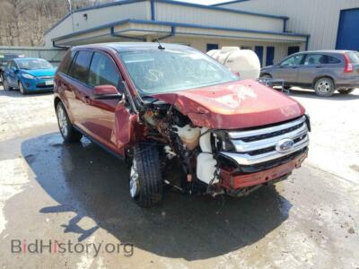 2014 Ford EDGE EDGE SEL, orange — VIN 2FMDK4JC1EBB21181, Copart