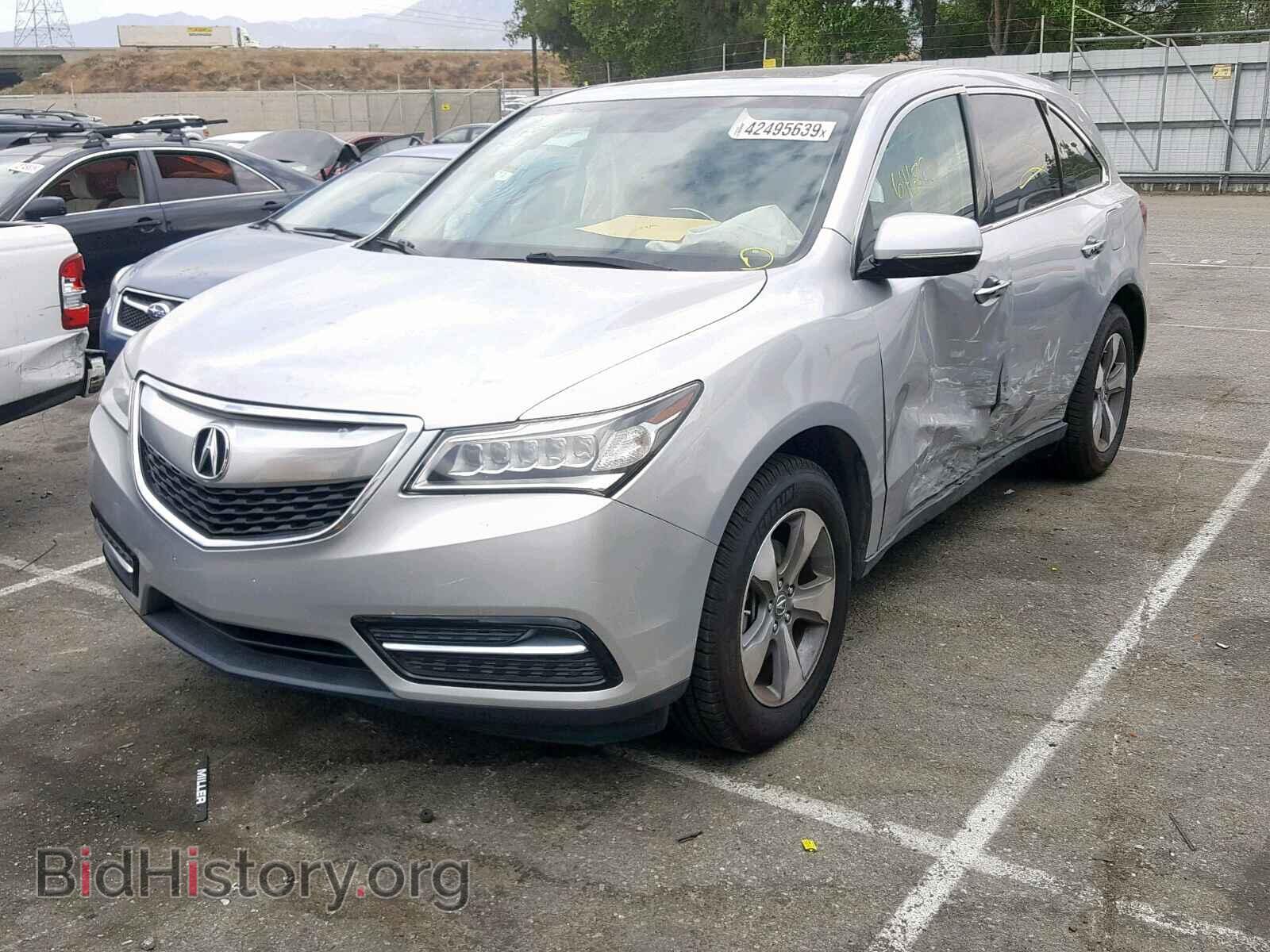 2014 ACURA MDX - VIN: 5FRYD3H2XEB008614 - Фото 2