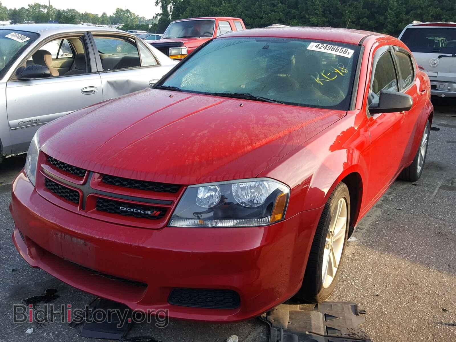 2014 DODGE AVENGER - VIN: 1C3CDZAB0EN154471 - Фото 2