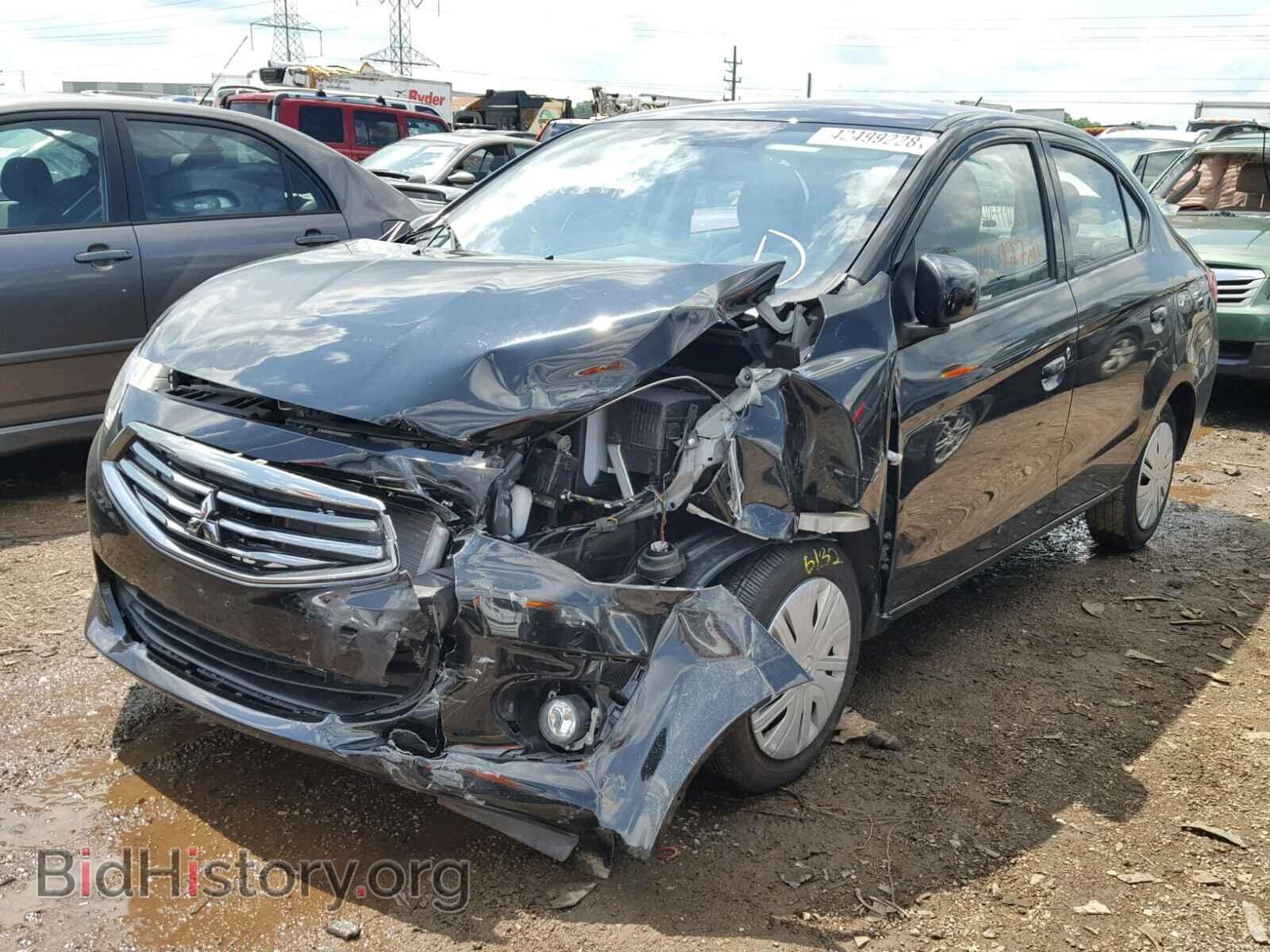 2017 MITSUBISHI MIRAGE - VIN: ML32F3FJ6HHF13989 - Фото 2