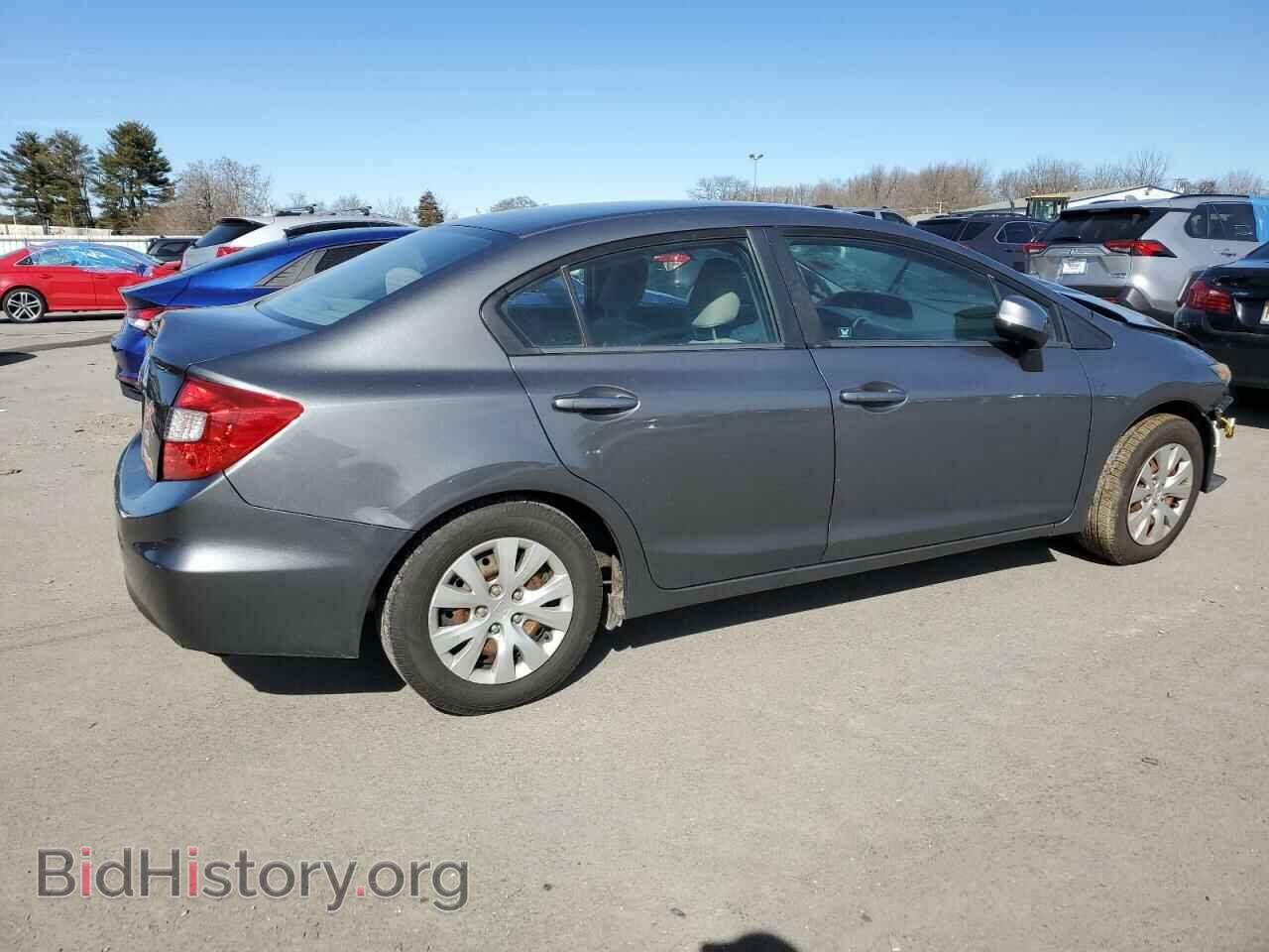 2012 HONDA CIVIC - VIN: 19XFB2F50CE386465 - Фото 3